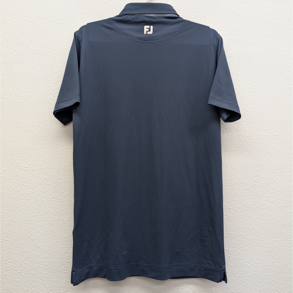 FootJoy Tour Issue Polo Mens Small Blue Performance Golf Embroidered Logos‎ - Picture 5 of 9